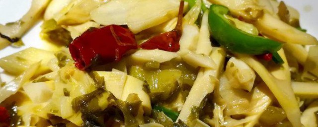 酸菜烧笋子怎么烧 酸菜烧笋子做法介绍