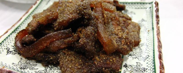 安徽干渣肉怎样做 制作干渣肉的技巧