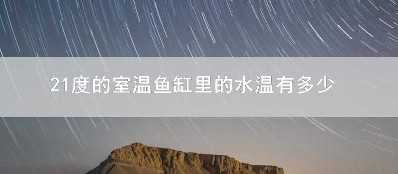 21度的室温鱼缸里的水温有多少