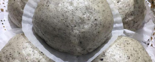 黑芝麻馒头的做法 黑芝麻馒头做法简介