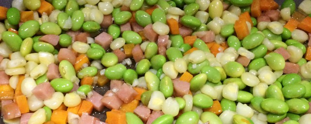 酱香火腿毛豆米 酱香火腿毛豆米做法