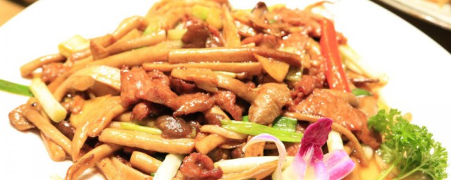 白菇炒牛肉片 做白菇炒牛肉片技巧