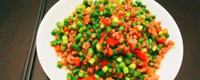 杂炒肉末如何做 做杂炒肉末教程