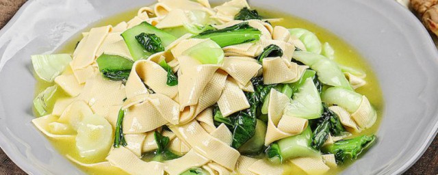 豆腐炒青菜根如何做 豆腐炒青菜根的家常做法