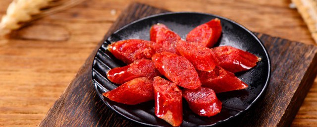 炒广味腊肠的做法 炒广味腊肠的烹饪方法