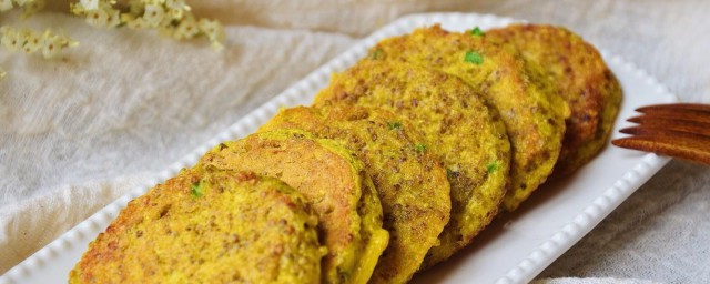粗粮葱香饼如何做 粗粮葱香饼的做法
