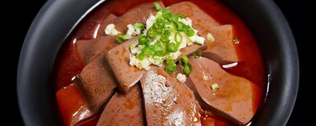 酸辣新鲜鸭血食用方法 酸辣新鲜鸭血做法