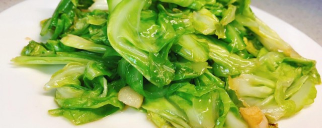 清炒包菜方法 怎么清炒包菜