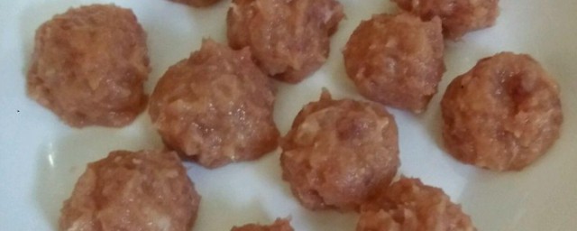 怎么做红薯粉肉丸 做红薯粉肉丸的方法