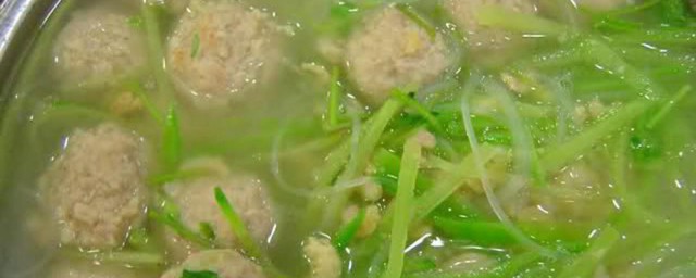 怎样做萝卜丸子汤 萝卜丸子汤做法