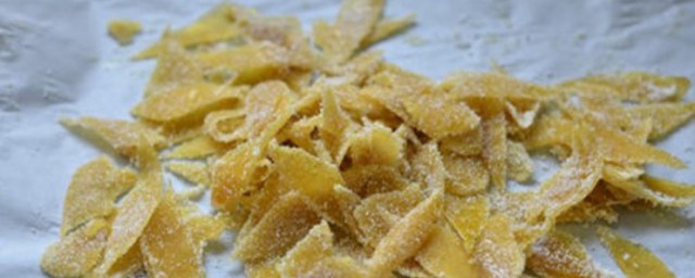 柚子皮糖的制作技巧配料 柚子皮糖的制作技巧配料如下