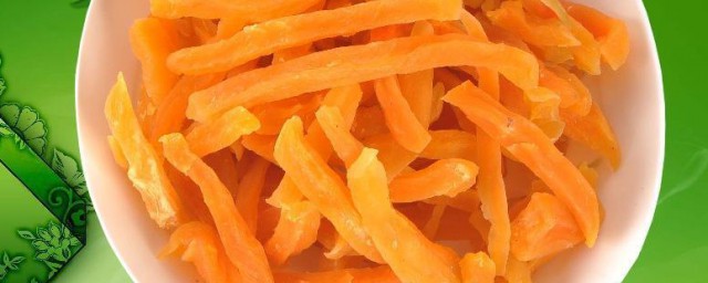 地瓜条零食怎么做 地瓜条零食如何做