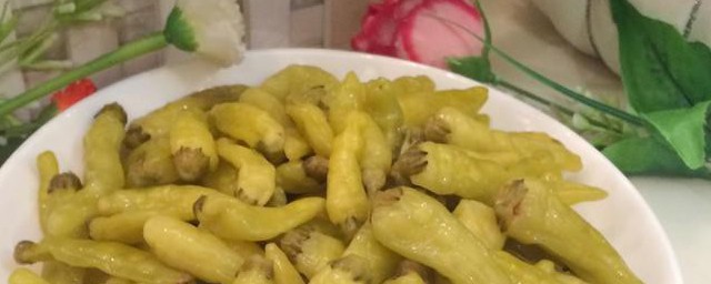 泡椒咸菜好吃小要领 泡椒咸菜好吃方式