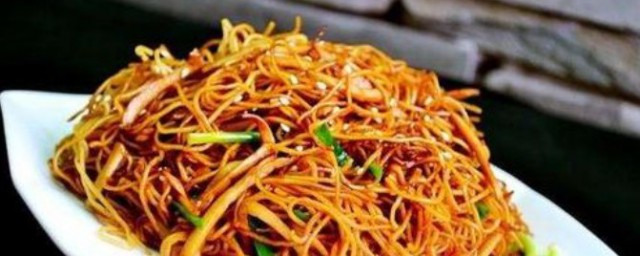 三丝炒面的做法 三丝炒面怎样做好吃