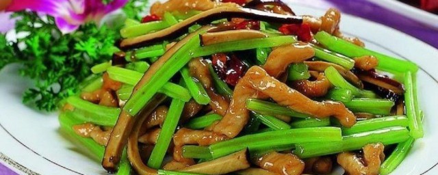 炒芹菜炒肉丝的方法 炒芹菜炒肉丝怎么做