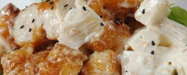 油条虾沙拉的做法 油条虾沙拉的烹饪技巧