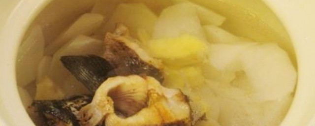 财鱼煮白萝卜怎样做 财鱼煮白萝卜的做法