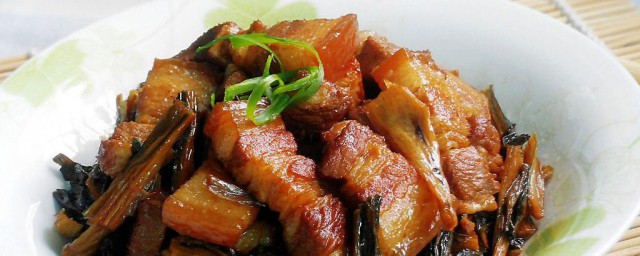 干笋衣烧肉的制作方法 干笋衣烧肉的做法是什么