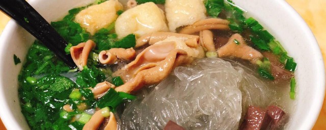 粉条咸汤的配料及制作要领 粉条咸汤的配料及制作要领是什么