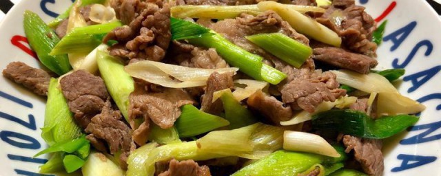 蒜苗炒肉片次序 做蒜苗炒肉片次序