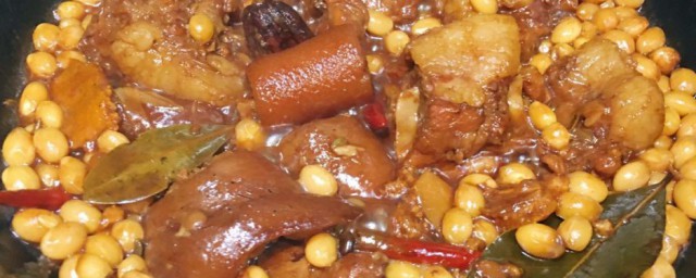 猪尾巴煮黄豆怎样做 猪尾巴煮黄豆做法简介
