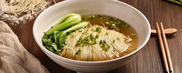 营养挂面汤怎样做 美味家常挂面汤做法