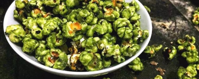 如何做抹茶味爆米花 抹茶味爆米花做法介绍
