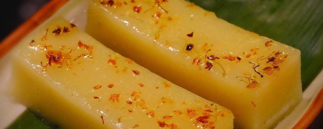 桂花年糕怎样做 桂花年糕正宗做法