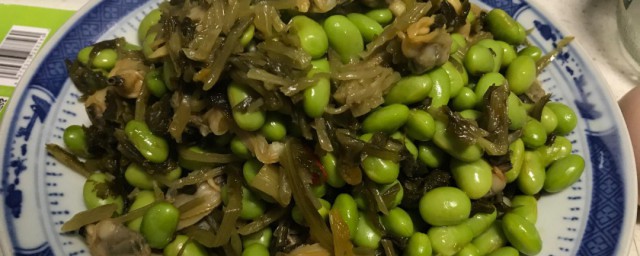 怎么做萝卜毛豆咸菜 萝卜毛豆咸菜做法