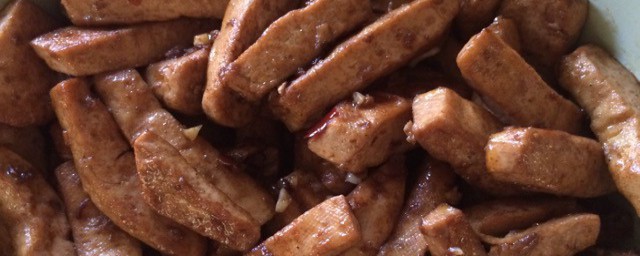 卤香白豆腐干怎样做 卤香白豆腐干做法简介