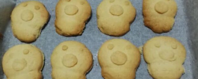 黄油小熊饼干如何做 黄油小熊饼干的做法