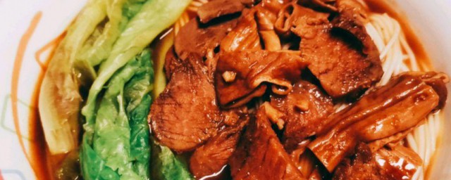 卤牛肉面做法次序 正宗卤味牛肉面的做法