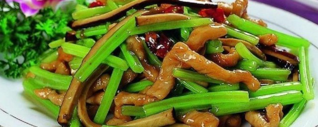 大锅菜芹菜炒肉怎样做 大锅菜芹菜炒肉做法简介