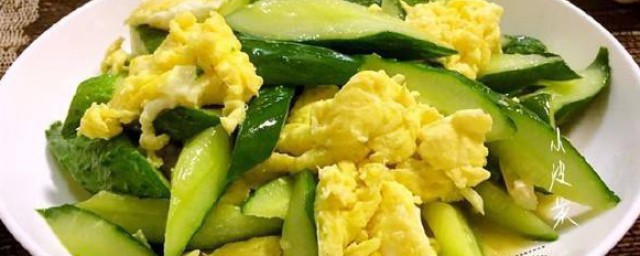 青瓜肉片炒蛋次序 做青瓜肉片炒蛋教程