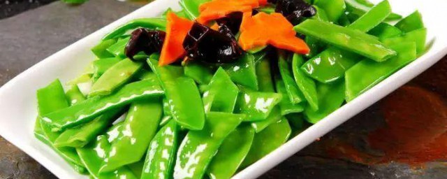 扁豆的炒法次序 炒扁豆怎样做