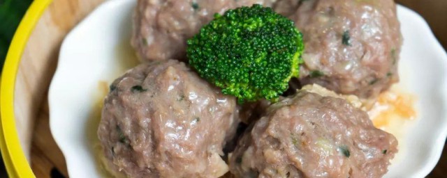 蒸牛肉丸的制作技巧 怎样做蒸牛肉丸