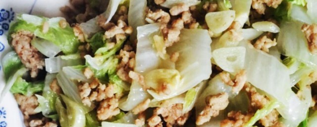 肉末白菜怎样做 肉末白菜做法