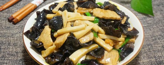 杏鲍木耳炒肉制作技巧 杏鲍木耳炒肉做法简单简介