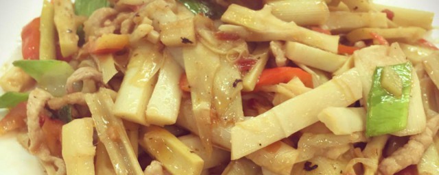 冬笋炒肉皮如何做 冬笋炒肉皮做法介绍