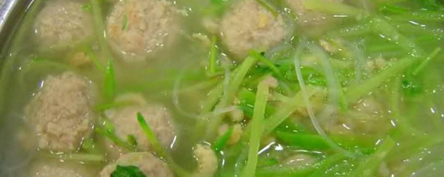 青萝卜怎样做素丸子汤 青萝卜素丸子做法