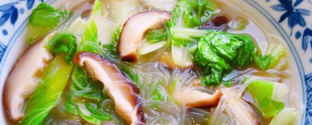 香菇粉丝汤怎样做 香菇粉丝汤的做法