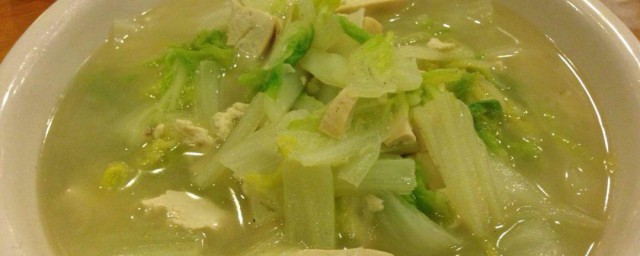 白菜豆腐清汤怎样做 白菜豆腐清汤做法简介
