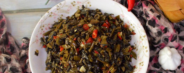干咸菜怎样做好吃 好吃的干咸菜这样做