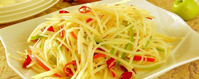 土豆丝炒肉丝的做法 怎么做土豆丝炒肉丝
