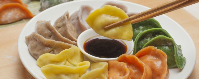 荠菜素饺花样做法 素荠菜饺子