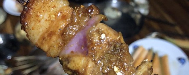 烤五花肉串的做法步骤 烤五花肉串做法