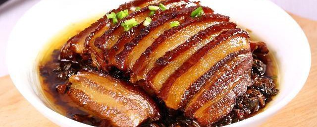 梅菜扣肉的配方及制作要领 如何做梅菜扣肉