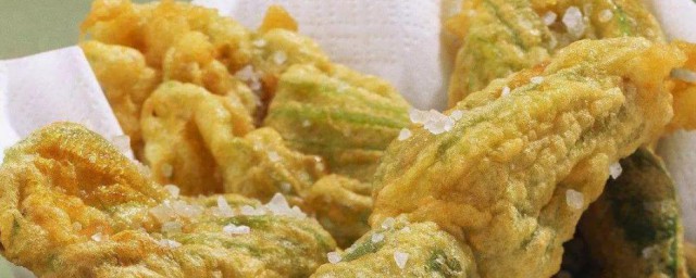 脆炸南瓜花如何做 炸南瓜花做法