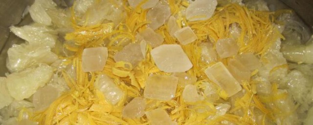 柚子盐的做法 柚子盐的制作要领