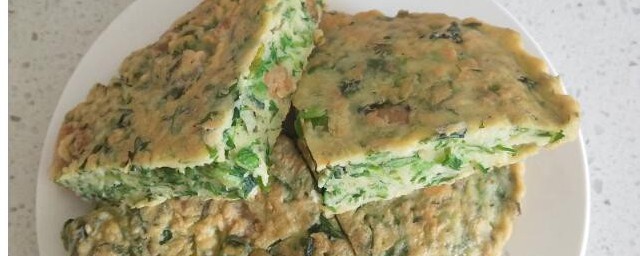 蔬菜叶饼的做法 蔬菜叶饼怎样做